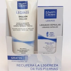 Martiderm Legvass pack capsulas + emulsión