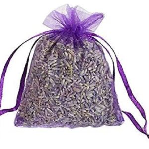 Bolsita sobre de lavanda flores secas naturales