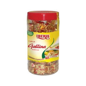 Cubitos de Gallina Iberia 48und x12gr