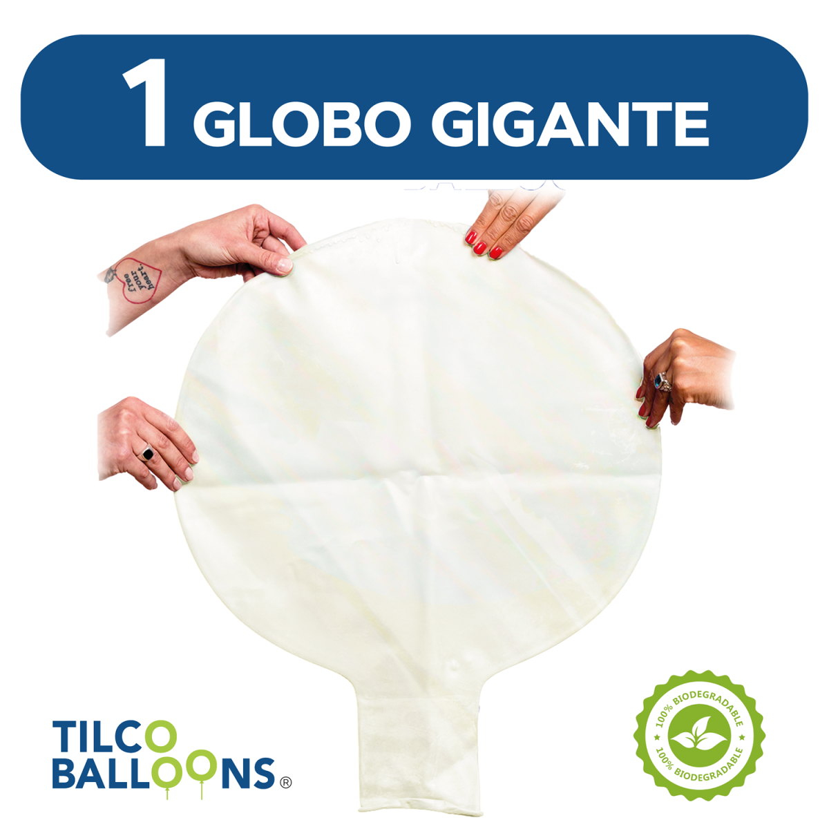 Globo gigante transparente de 72 pulgadas (1 pza) - Imagen 2