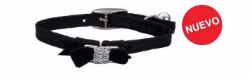 COLLAR PARA GATO Li´L PALS 5/16” – NEGRO CON MOÑO