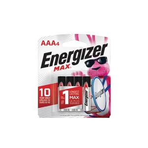 Energizer Baterias Alkalina AAA 4Pilas
