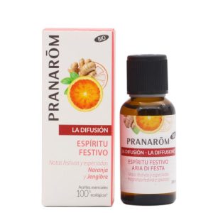 Aceite esencial Espíritu Festivo Naranja & Jengibre – Pranarom