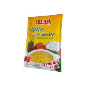 Sopa de pollo con Arroz Iberia 65gr