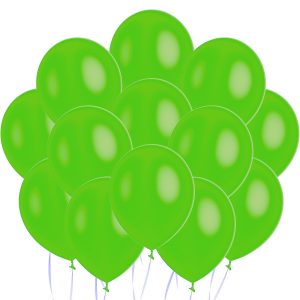 Globos verdes lima de 12 pulgadas (100 pzas)