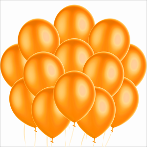 Globos naranjas de 12 pulgadas (100 pzas)