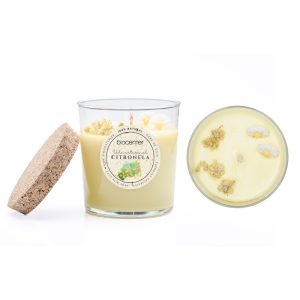 Vela natural de cera de soja – Antimosquitos CITRONELA