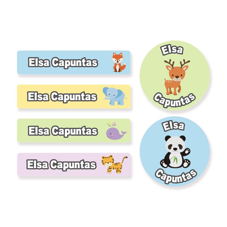 Etiquetas para ropa Animalitos - Imagen 2