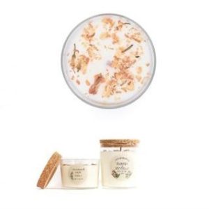 Vela natural de cera de soja – JAZMIN y SÁNDALO
