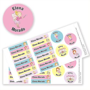 Etiquetas para ropa Hadas