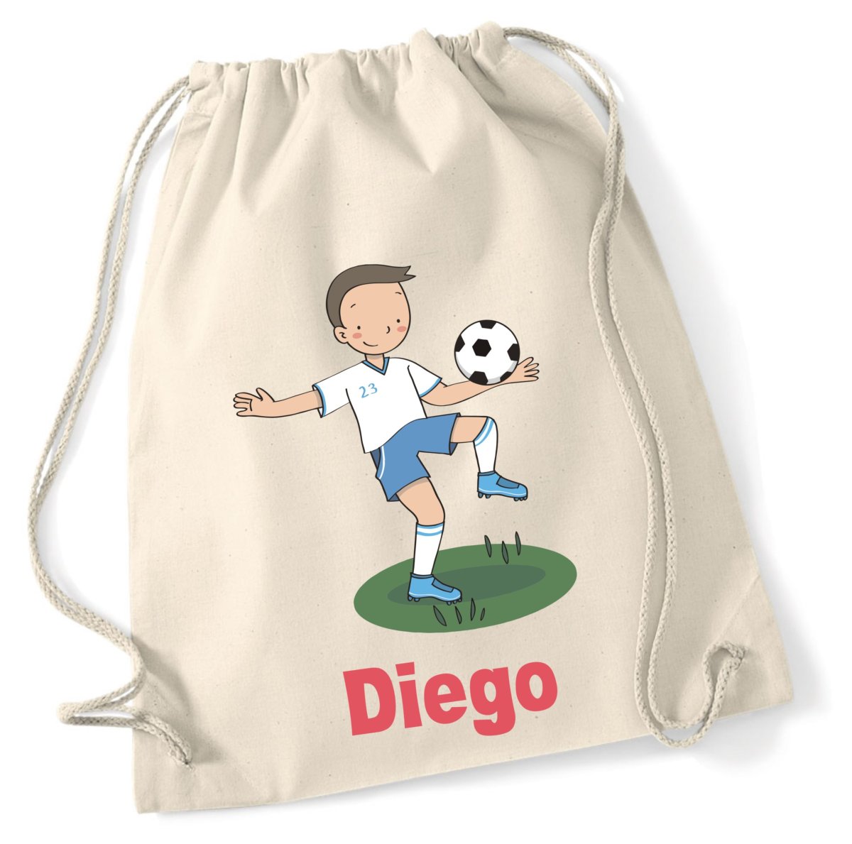 Mochila de algodón Futbolista
