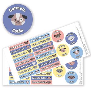 Etiquetas para ropa Perritos