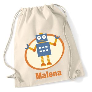 Mochila de algodón  Robot